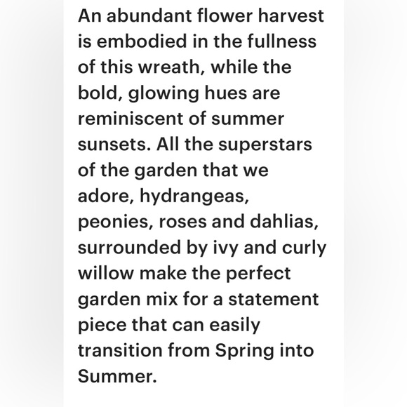 GORGEOUS FLORAL WREATH    NEW/HANDMADE - Picture 8 of 8